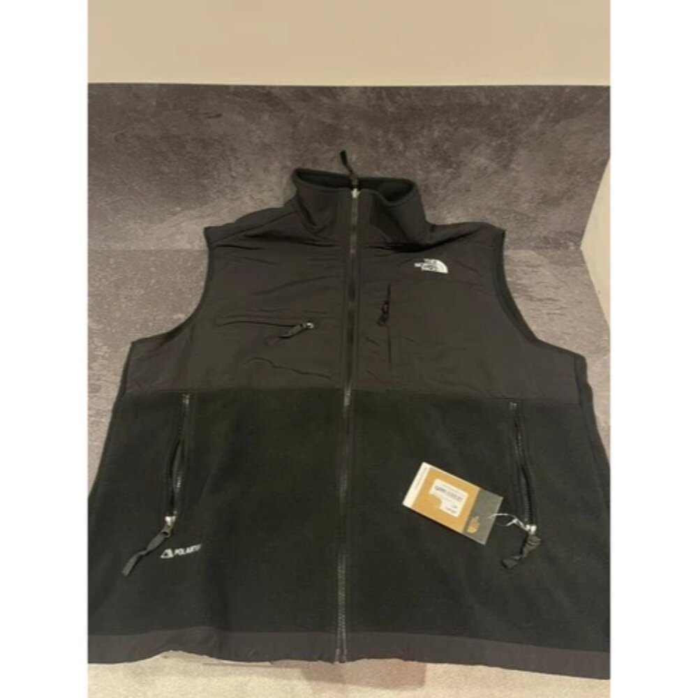 The North Face - Retro Denali Vest - Men's - Tnf Mid Grey Heather/Tnf Black